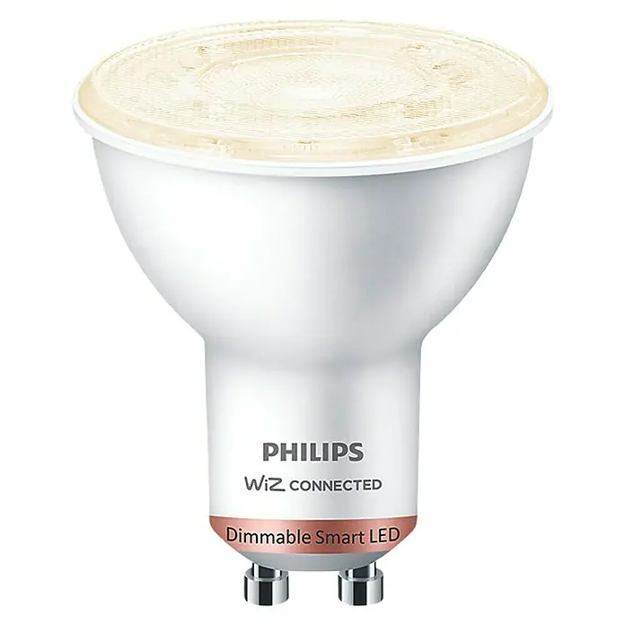 WiZ Bombilla LED Regulable GU10 - GU10, 4,8 W, 345 lm, No regulable - Vista frontal