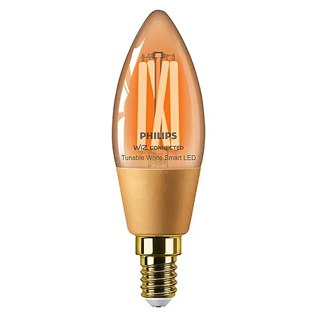 WiZ  Bombilla LED Regulable filamento vela