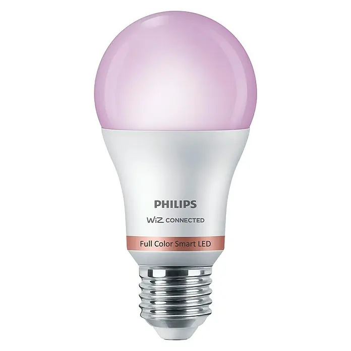 WiZ Bombilla LED Regulable colores A60 - E27, 8,5 W, A60, 806 lm - Vista frontal