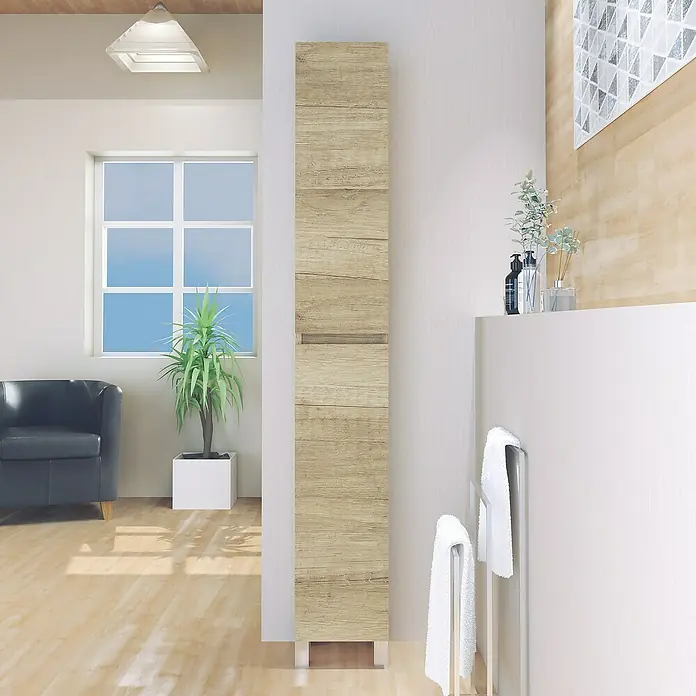 Columna Inca - 27 x 25 x 181 cm, Nature - Foto ambiente