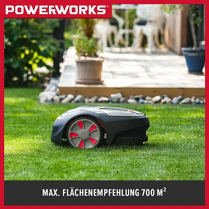Bosch Mähroboter P7 - 20 V, Li-Ionen, 2 Ah, 1 Akku, Max. Flächenempfehlung: 700 m² - Stimmungsaufnahme