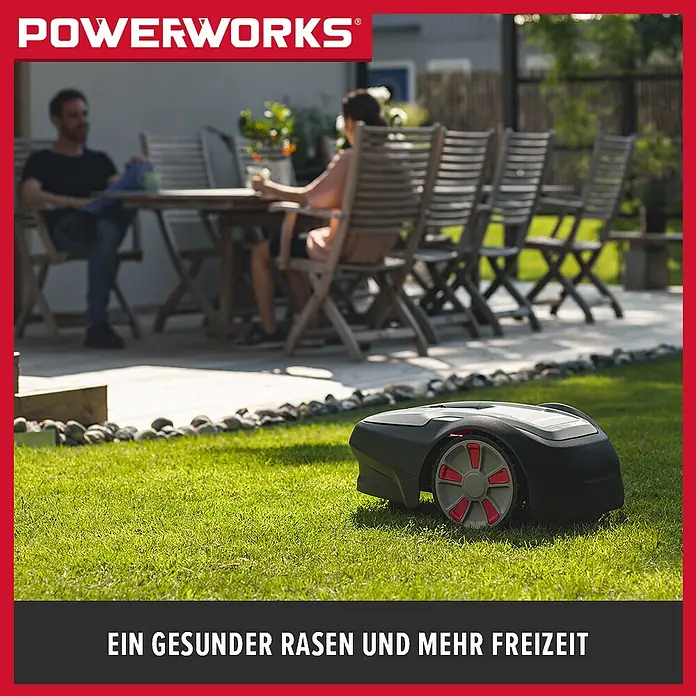 Bosch Mähroboter P3 - 20 V, Li-Ionen, 2 Ah, 1 Akku, Max. Flächenempfehlung: 300 m² - Anwendungsbeispiel