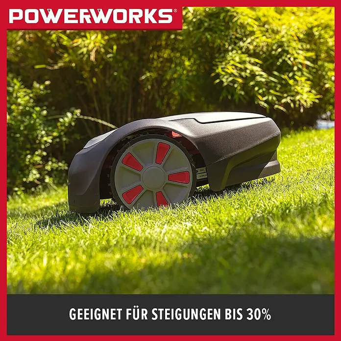 Bosch Mähroboter P3 - 20 V, Li-Ionen, 2 Ah, 1 Akku, Max. Flächenempfehlung: 300 m² - Stimmungsaufnahme