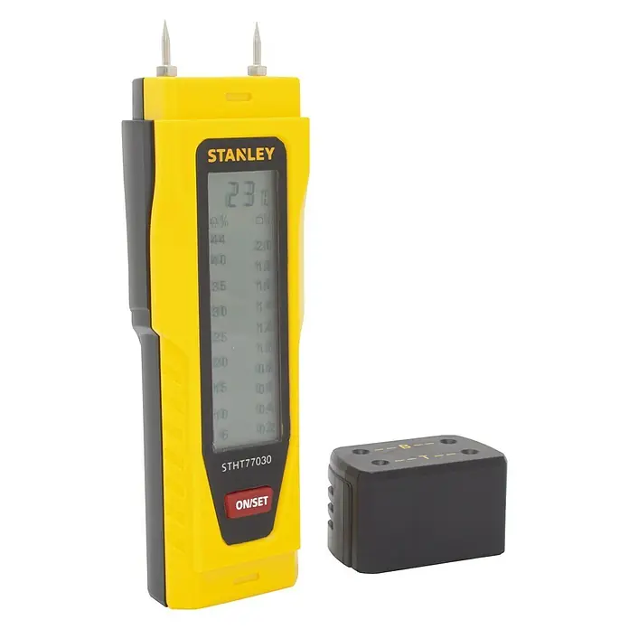 Stanley Medidor de humedad 0-77-030 - Apto para: Materiales de construcción/madera