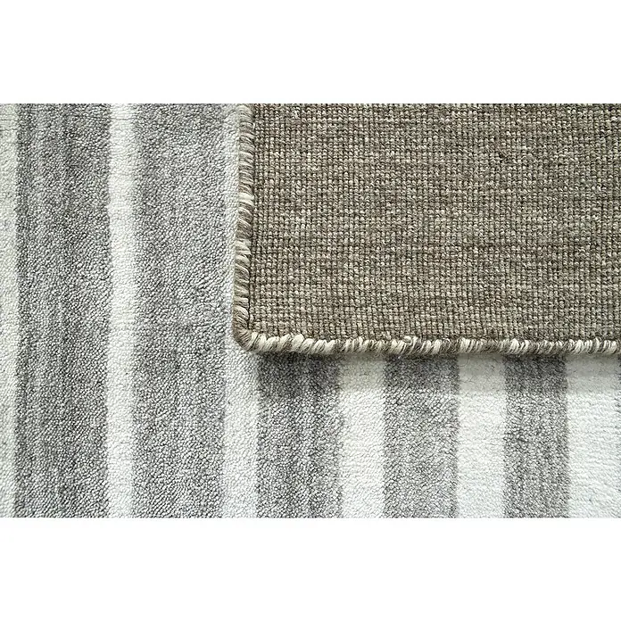 Alfombra de pelo corto Dasht - Gris, 240 x 150 cm - Primer plano
