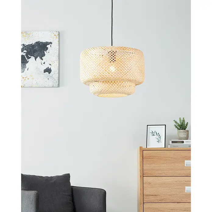 Eglo Pendelleuchte HETTONLE - 40 W, Schwarz, E27 - Stimmungsaufnahme