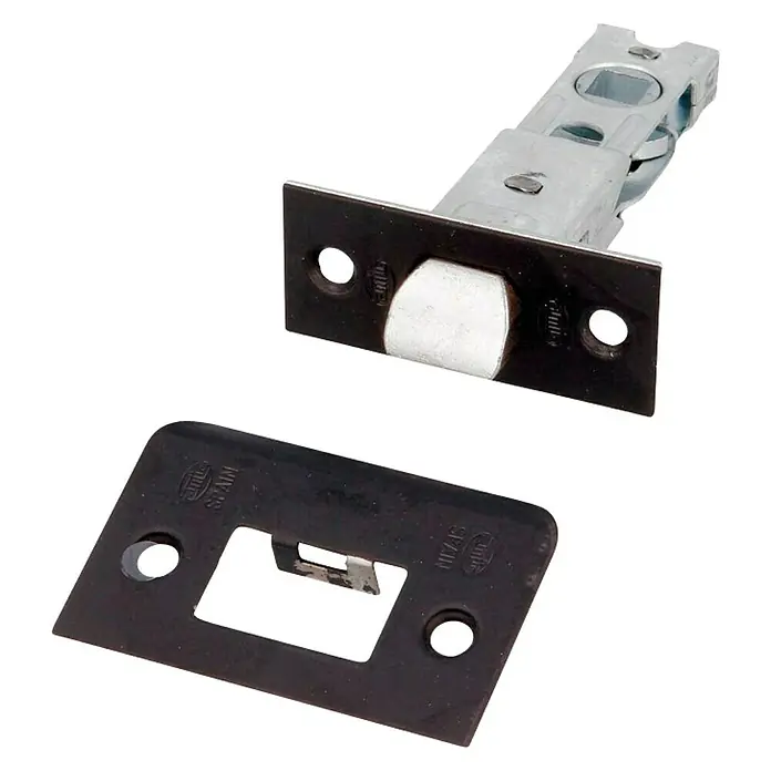 Resbalón - Apto para: Puertas de madera, Plateado