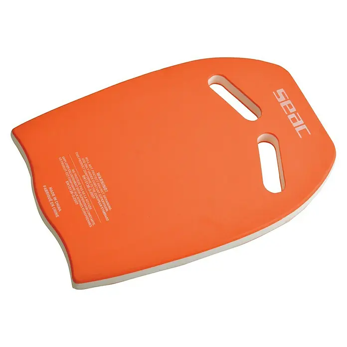 Seac Sub Tabla de natación Kickboard - L x An x Al: 42 x 29 x 3 cm, Naranja - Vista angular