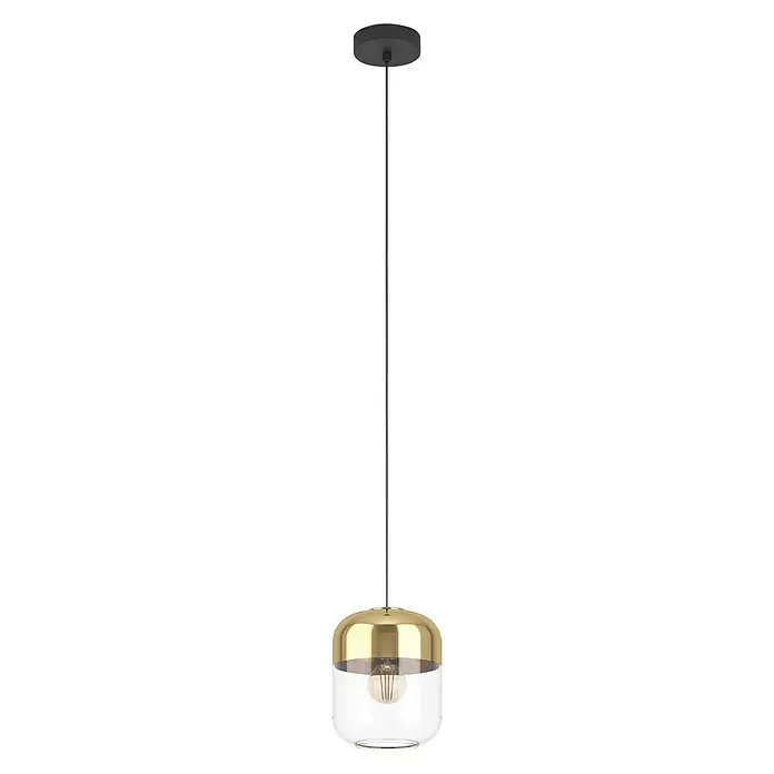 Eglo Maryvilla Pendelleuchte - 40 W, Schwarz/Brüniert, E27, 1 Stk. - Vorderansicht