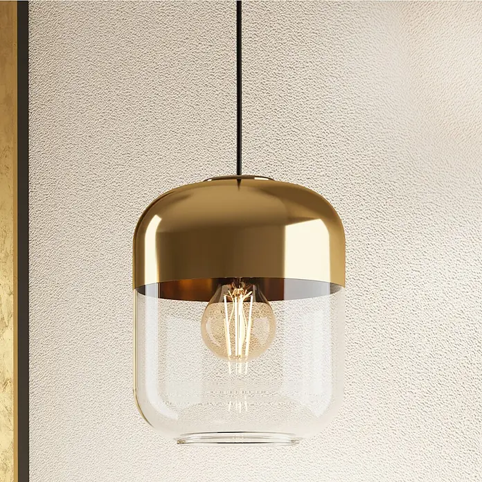 Eglo Maryvilla Pendelleuchte - 40 W, Schwarz/Brüniert, E27, 1 Stk. - Bildausschnitt