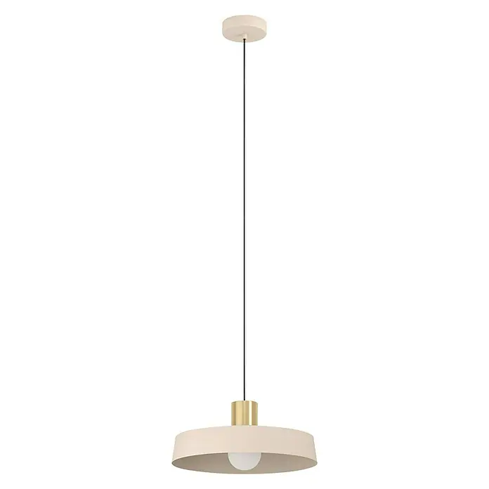 Eglo Pendelleuchte VALDIOLA - 40 W, Sand, E27, 1 Stk. - Vorderansicht