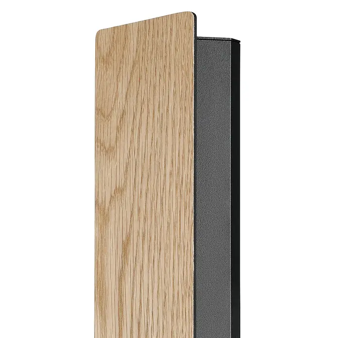 Eglo LED-Wandleuchte ZUBIALDE - 12 W, Schwarz/Braun, Warmweiß - Detailaufnahme