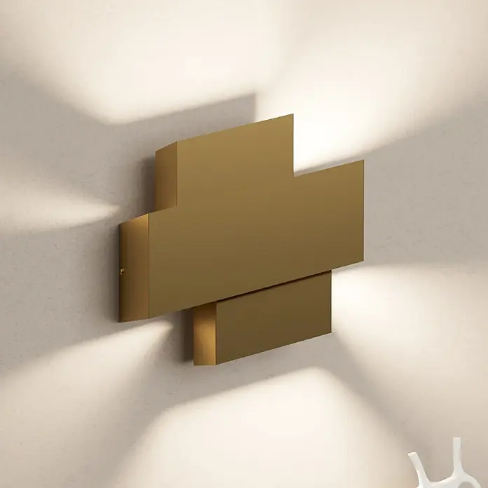 Eglo Wandleuchte TIMPAROSSA - 40 W, Gold, E27 - Bildausschnitt