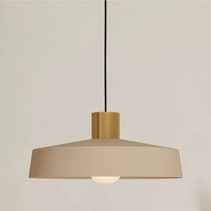 Eglo Pendelleuchte VALDIOLA - 40 W, Sand, E27, 1 Stk. - Bildausschnitt