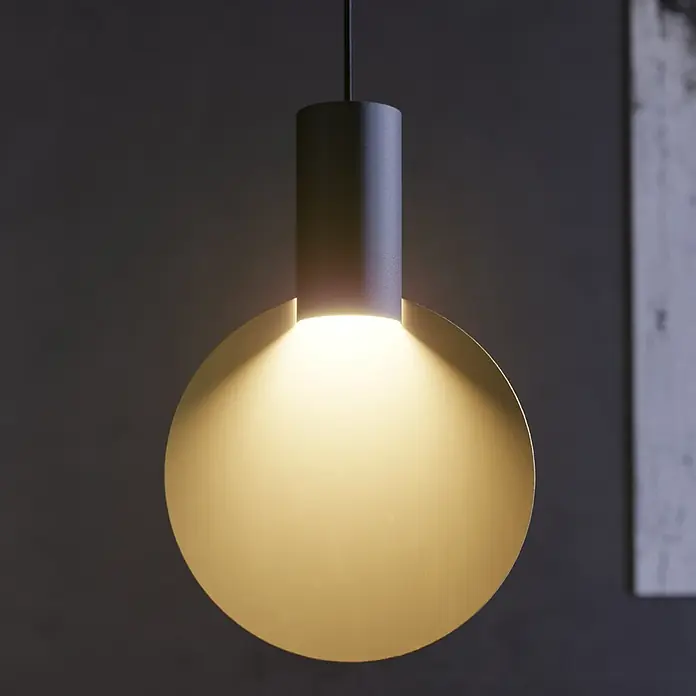 Eglo Pendelleuchte - 4,5 W, Schwarz/Gold, GU10, 1 Stk. - Bildausschnitt