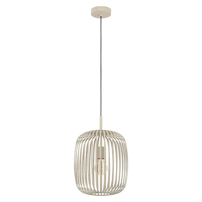 Eglo Romazzina Pendelleuchte - 40 W, Sand, E27, 1 Stk. - Vorderansicht