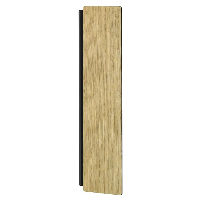Eglo LED-Wandleuchte ZUBIALDE - 12 W, Schwarz/Braun, Warmweiß - Diagonale Ansicht