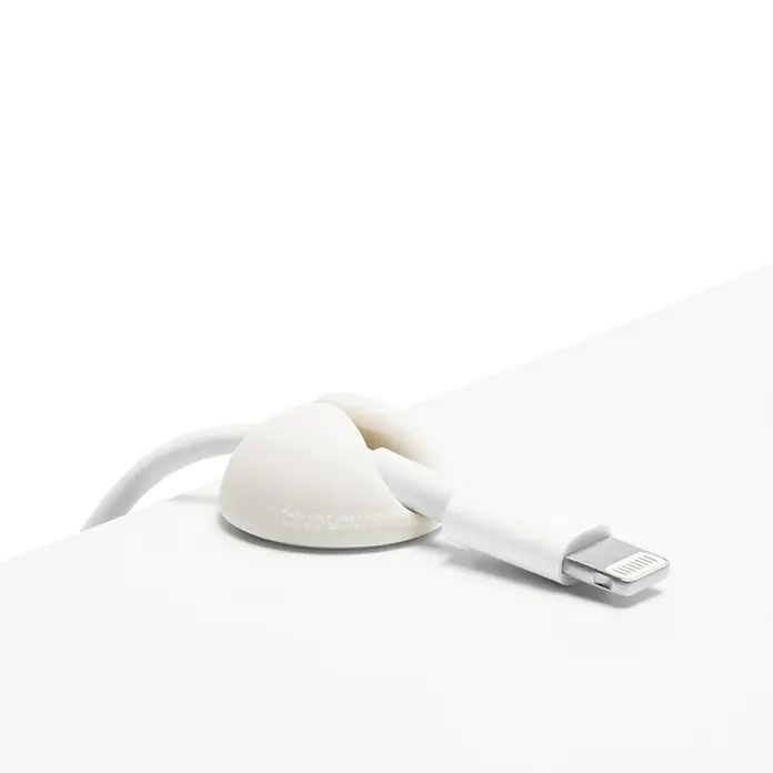 Fijación para cables de clip Drop - Blanco, 9 ud.