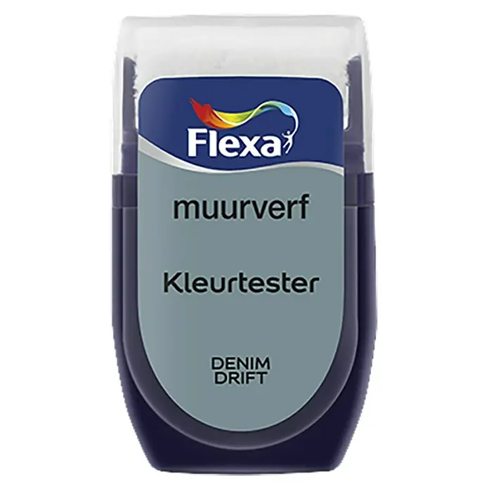 Flexa Kleurtester - Denim Drift, 30 ml - Vooraanzicht