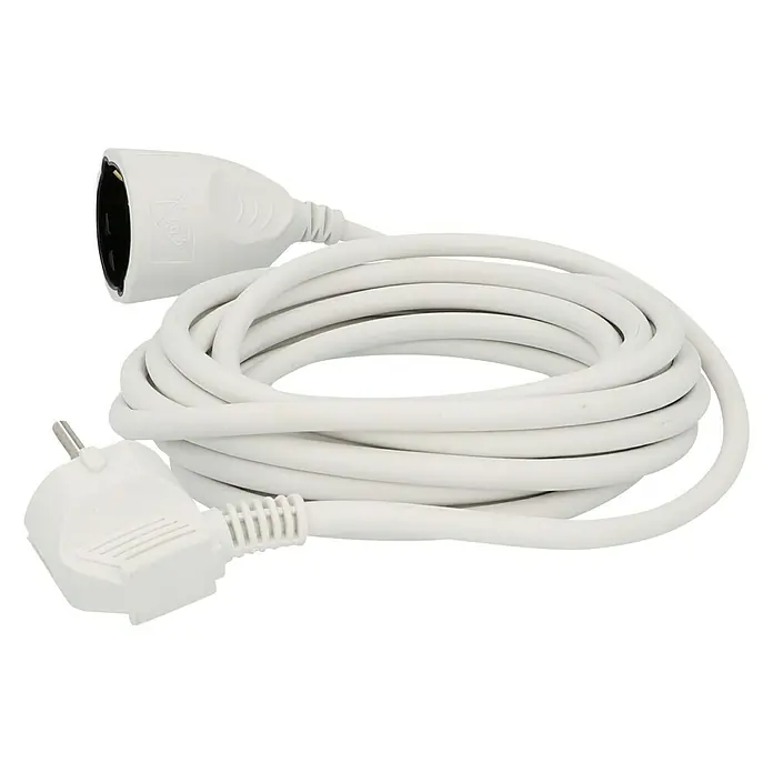 Voltomat Alargo - 5 m, Blanco - Vista frontal