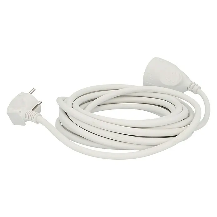 Voltomat Alargo - 5 m, Blanco - Vista angular