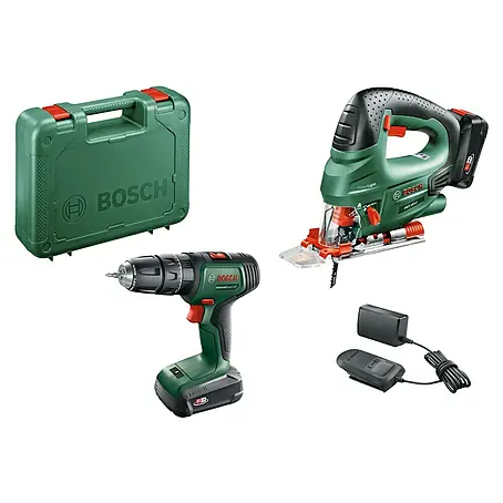 Bosch  Maschinen-Set UniversalImpact 18V+PST 18 LI