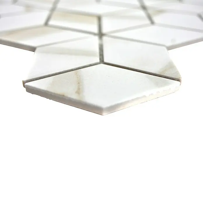 Mosaikfliese Diamant CIM POV CT - 26,6 x 30,5 cm, Beige/Braun/Weiß, Matt - Detailaufnahme