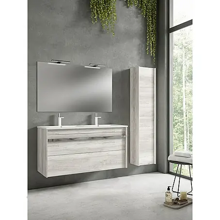 Mueble de lavabo 2 senos Dune