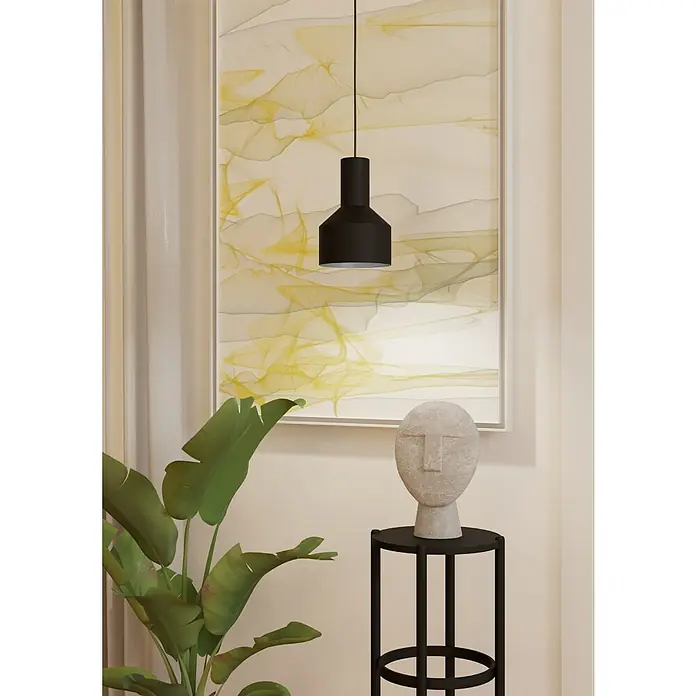 Eglo Casibare Pendelleuchte - 40 W, Schwarz, E27, 1 Stk. - Stimmungsaufnahme