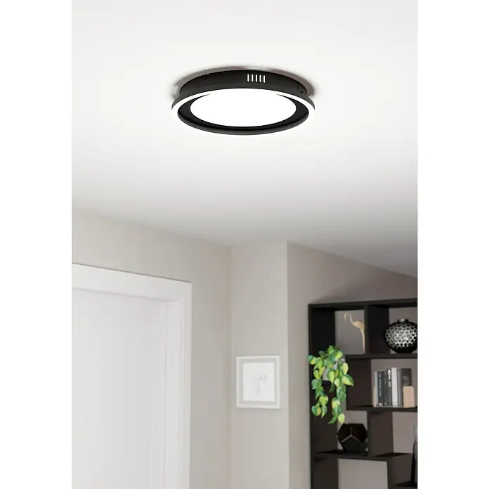 Eglo LED-Deckenleuchte CALAGRANO - 21,5 W, Schwarz - Stimmungsaufnahme