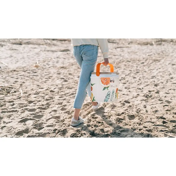 Nevera de camping Sun and Fun - 86 x 29 x 51 cm - Producto en uso