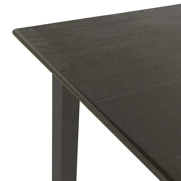 Mesa extensible de jardín Legno - L x An: 160 x 105 cm, Marrón - Primer plano