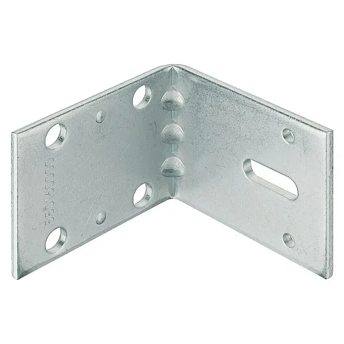 Häfele Hoekanker - l x b x h: 60 x 3 x 60 mm, Staal - Vooraanzicht