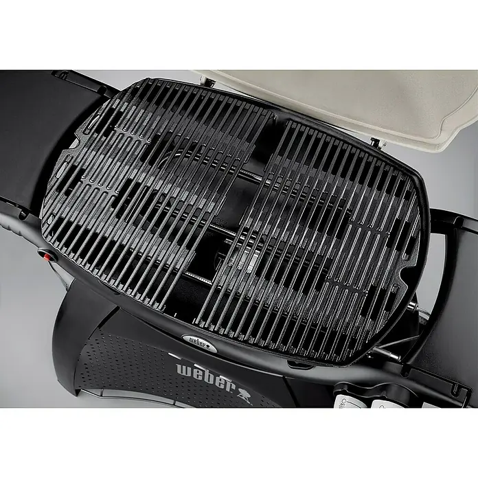 Weber Barbacoa de gas Q3000 - Superficie parrilla: 64 x 45 cm, 6,4 kW - Primer plano
