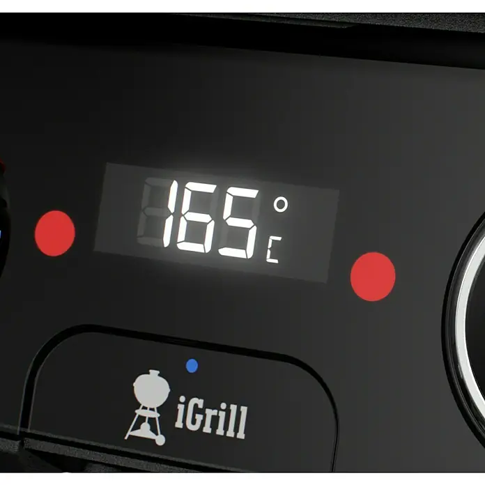 Weber Barbacoa eléctrica Pulse 2000 - 2,2 kW, Superficie parrilla: 49 x 39 cm - Primer plano