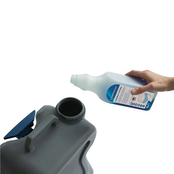 Campingaz WC para camping Portable - Capacidad depósito de residuos: 20 l - Producto en uso