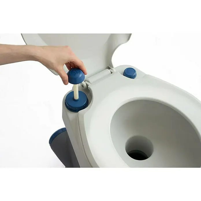Campingaz WC para camping Portable - Capacidad depósito de residuos: 20 l - Producto en uso