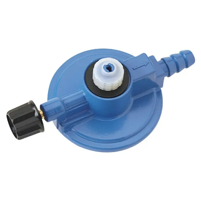 Campingaz Regulador de presión de gas y tubo 28 gr - Pequeño - Vista angular