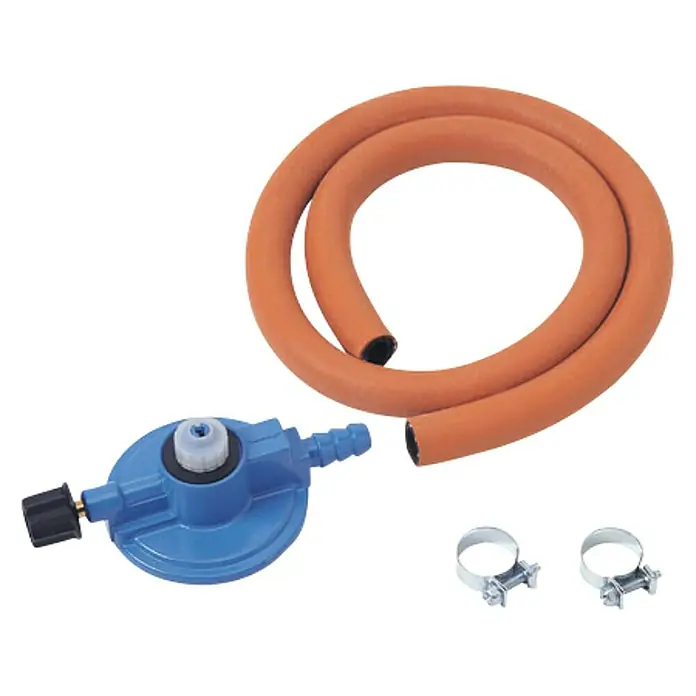 Campingaz Regulador de presión de gas y tubo 28 gr - Pequeño - Vista angular