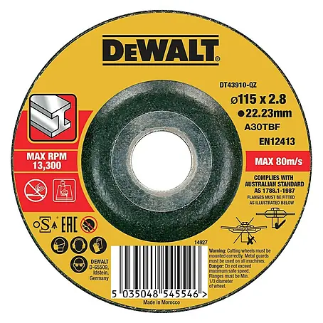 Dewalt  Disco de corte DT43910-QZ