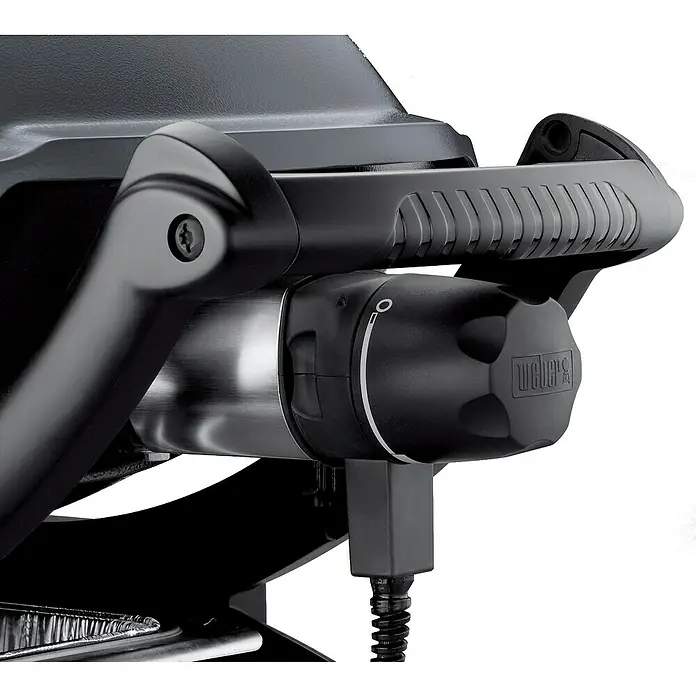 Weber Barbacoa eléctrica Q 1400 - 2,2 kW, Superficie parrilla: 49 x 39 cm - Primer plano