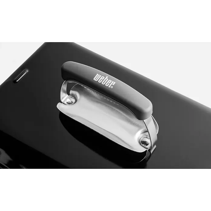 Weber Go-Anywhere Barbacoa de carbón - Negro, Superficie parrilla: 42 x 26 cm - Primer plano