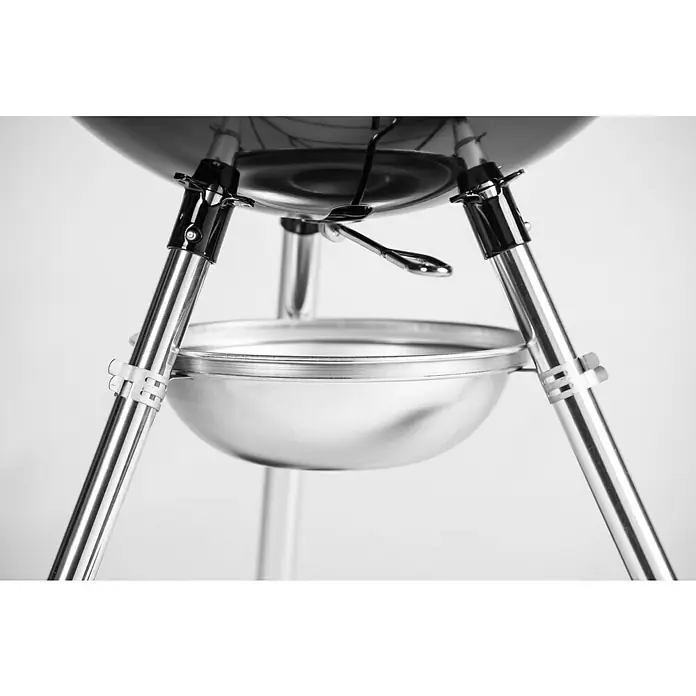Weber Barbacoa redonda con tapa Compact Kettle - Negro, Superficie parrilla: Ø 57 cm - Primer plano
