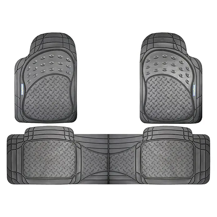Goodyear Juego de alfombrillas para vehículo - 3 piezas, Negro