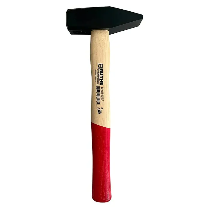 Alpha Tools Martillo de cerrajero - 1.000 g, Madera de fresno - Vista frontal