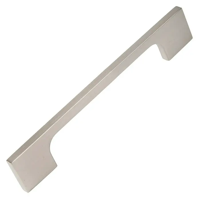 Nesu Tirador para muebles 876825 - L x An x Al: 14,8 x 0,7 x 2,5 cm, Acero, Acero inoxidable, Distancia entre orificios: 128 mm