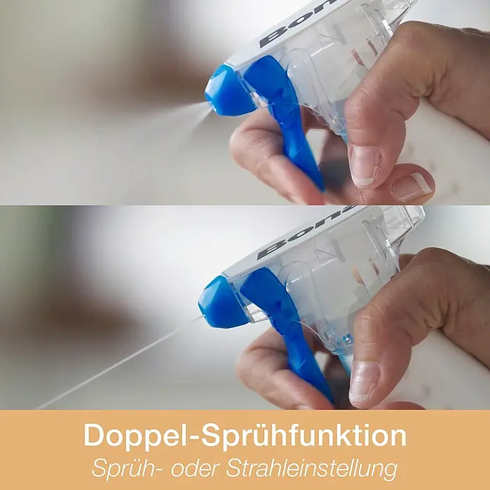 Bona Bodenreiniger Reiniger für geölte Böden - 1 l, Flasche mit Sprühkopf - Informationsansicht