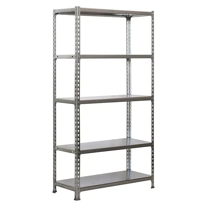 Simonrack Simonclick Estantería metálica Plus - L x An x Al: 50 x 100 x 200 cm, Capacidad de carga: 180 kg/balda, Número de baldas: 5 ud., Inserción, Galvanizado