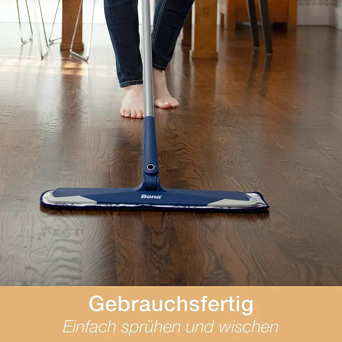 Bona Bodenreiniger Reiniger für geölte Böden - 1 l, Flasche mit Sprühkopf - Informationsansicht