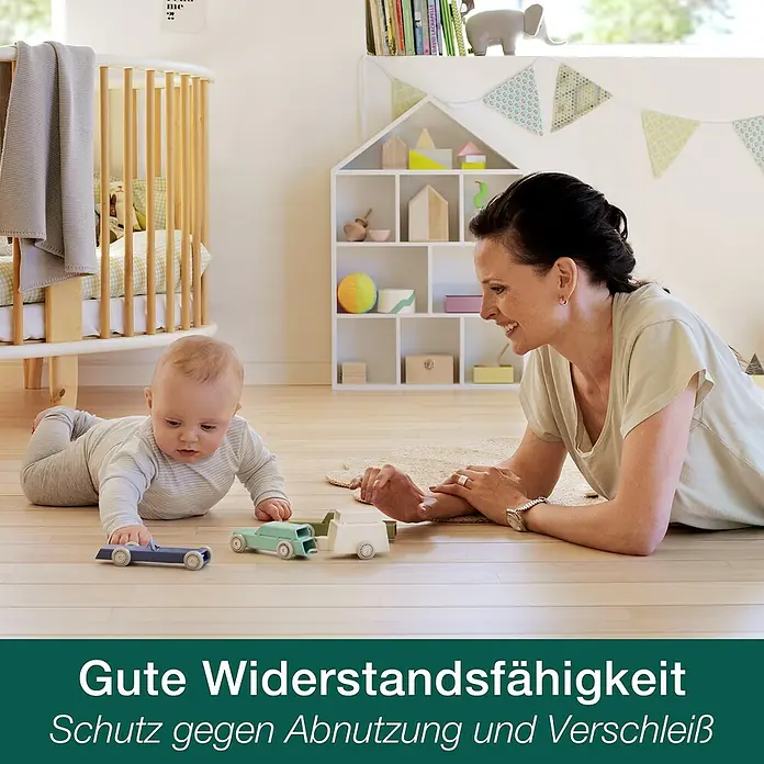 Bona Home Parkettlack Classic - Farblos, Matt, 1 l - Informationsansicht